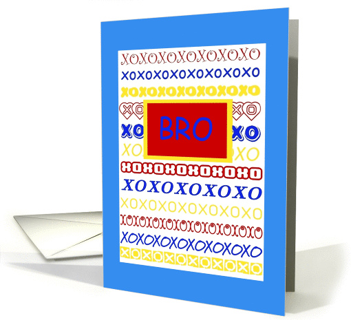 Big Brother, Happy BIrthday with Hugs and Kisses card (943983)