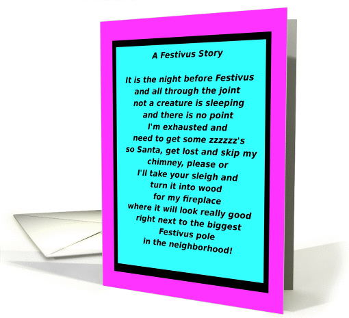 Adult, Sexy, Festivus for the Rest of Us, humor card (952579)