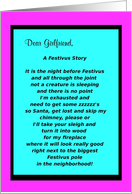 To Girlfriend, Happy Festivus, The Holiday for the Rest of Us, humor card