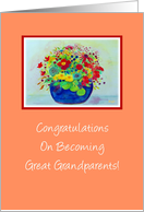 Congratulations, New Great Grandparents! The Family is Growing card