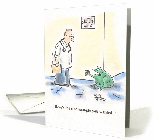 Toady Stool Sample Get Well Humor card (420050)