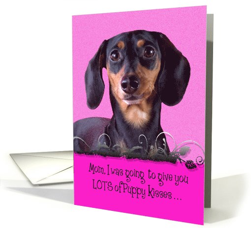 Mothers Day Card Licker License - featuring a black and... (574451)