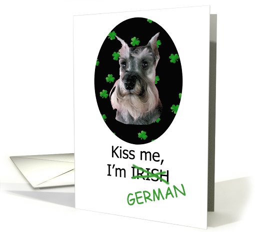 St. Patricks Card - Kiss Me, I'm Irish (German) -... (576166)