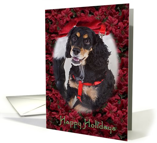 Happy Holidays - featuring an American Cocker Spaniel... (735887)
