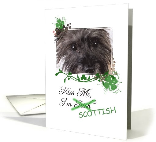 Kiss Me, I'm Irish (Scottish) - St Patrick's Day card (772380)