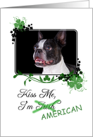 Kiss Me, I’m Irish (American) - St Patrick’s Day card