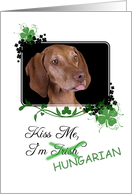 Kiss Me, I’m Irish (Hungarian) - St Patrick’s Day card