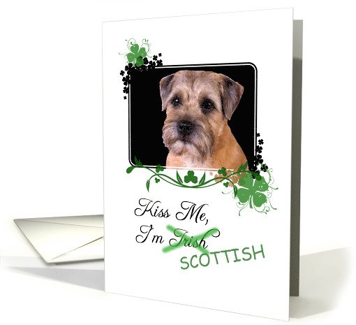 Kiss Me, I'm Irish (Scottish)! - St Patrick's Day card (772769)