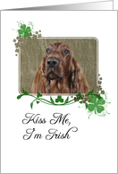 Kiss Me, I’m Irish! - St Patrick’s Day card