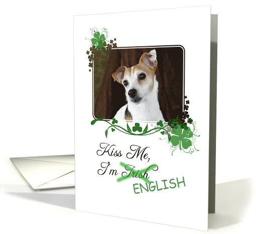 Kiss Me, I'm Irish (English)! - St Patrick's Day card (774552)