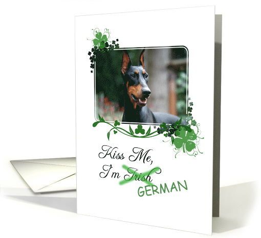 Kiss Me, I'm Irish (German)! - St Patrick's Day card (774679)