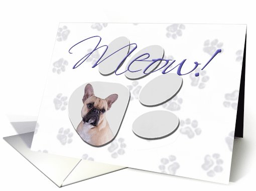April Fool's Day Greeting - featuring a French Bulldog card (777560)