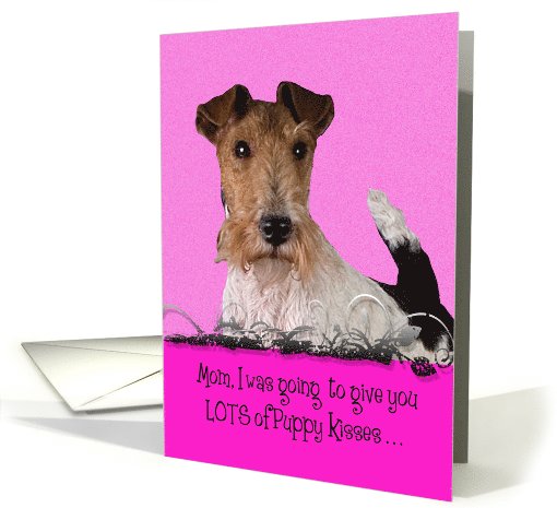 Mother's Day Licker License - featuring a Wire Fox Terrier card