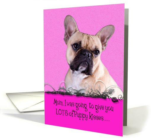 Mother's Day Licker License - featuring a French Bulldog card (796666)