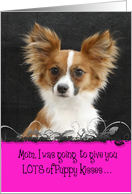 Mother’s Day Licker License - featuring a Papillon card