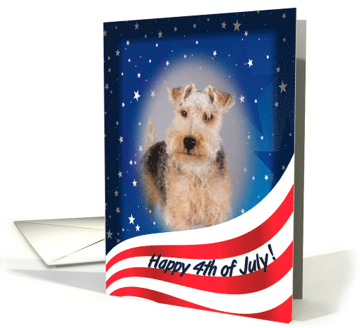 July 4th - featuring a Lakeland Terrier card (813379)