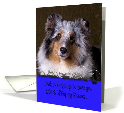 Father's Day Licker License - featuring a blue merle... (818090)