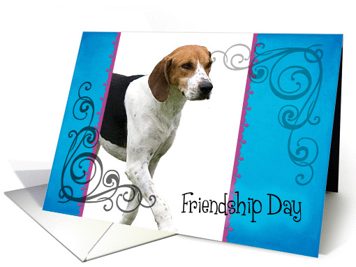 Friendship Day card featuring a Harrier card (834010)