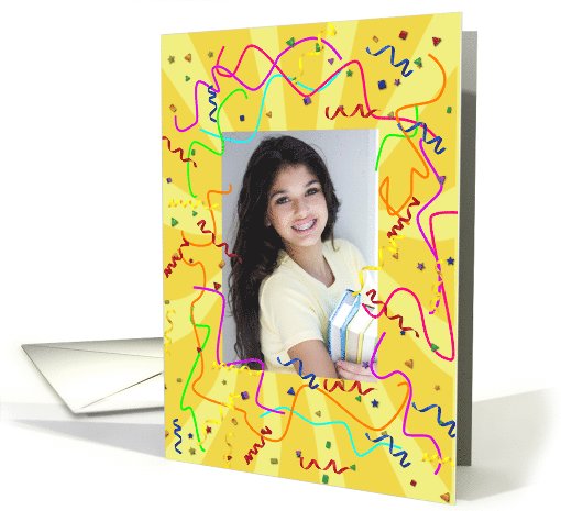 Funtime Confetti Photo card (1014115)