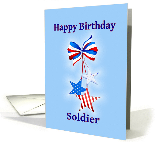 Happy Birtrhday Soldier, Patriotic card (1382088)
