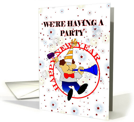 Happy New Year Party card (981537)