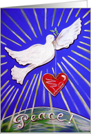 Peace on earth card