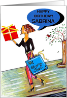 Happy Birthday Sabrina! card