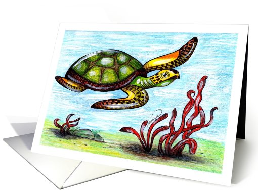 Sea Turtle card (476790)