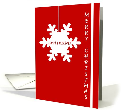Merry Christmas girlfriend! card (482215)