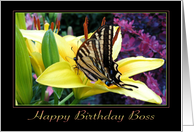 Happy Birthday Boss card