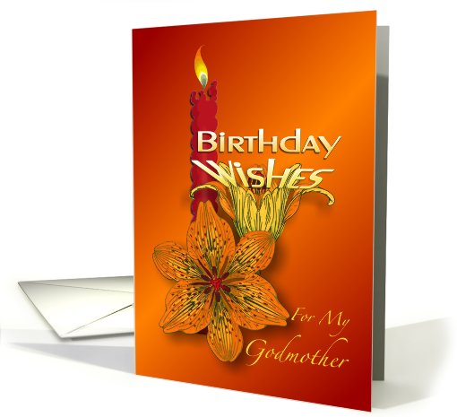 Birthday Wishes For Godmother card (477488)
