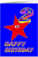 Happy 2nd birthday card