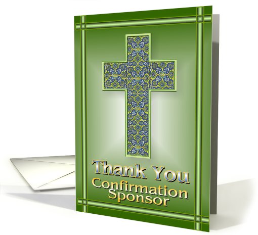 Thank You Confirmation Sponsor card (512333)
