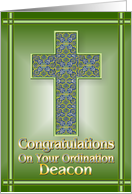 Deacon Congratulations card