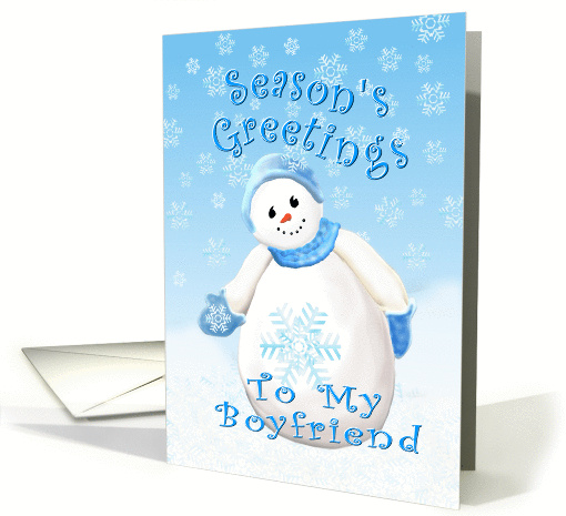 Boyfriend Christmas Greeting card (528016)