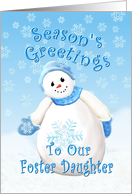 Christmas Season’s Greeting for Foster Daughter card