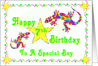 Happy 7th Birthday Special Boy card