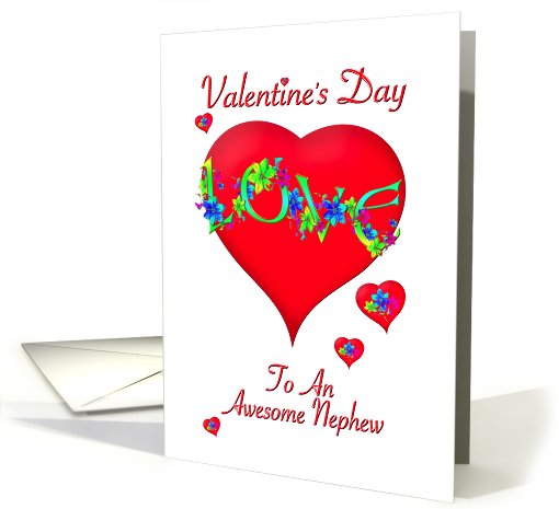 Valentine Greeting for Nephew card (551400)