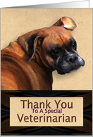 Thank You for Veterinarian card