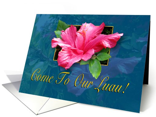 Luau Party Invitation card (556899)