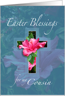 Easter Blessings for Cousin card