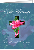 Easter Blessings for Daughter and Her Family card