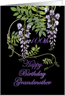 Happy 100th Birthday Grandmother card
