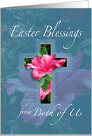 Easter Blessings From Both of Us card