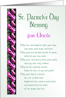 St. Patrick’s Day Blessing for Uncle card