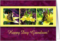 Thinking of You Happy Day Grandson card