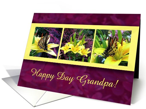 Thinking of You Happy Day Grandpa card (569852)