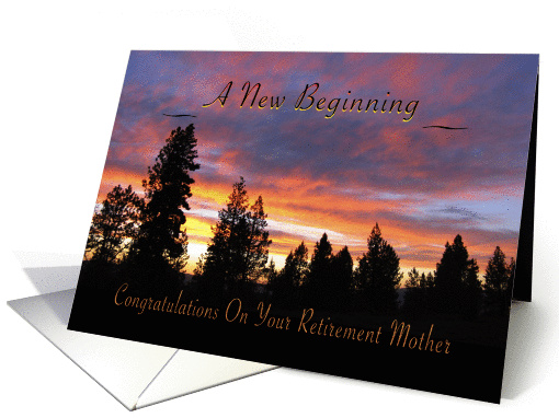 New Beginning Sunrise Retirement for Mother card (570897)