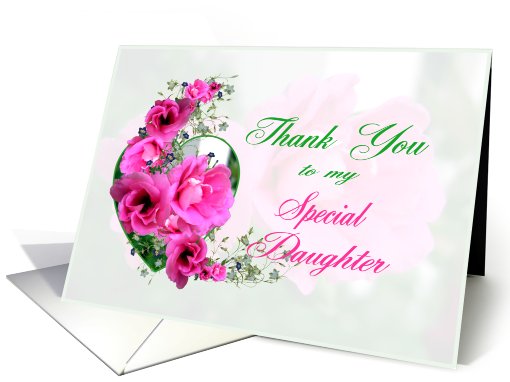 Thank You to Special Daughter card (577173)