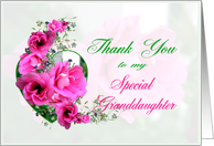 Thank You To Special Granddaughter card